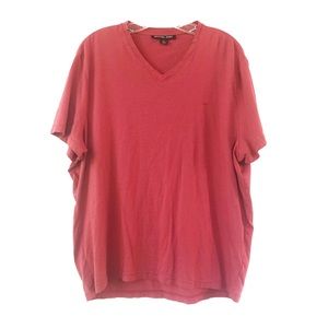 Michael Kors MK V Neck Short Sleeve Pullover T-Shirt Casual Tee Shirt Top XL